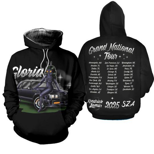 Kendrick Lamar GNT Gloria Bug Tour Hoodie Unisex Reprint All Sizes