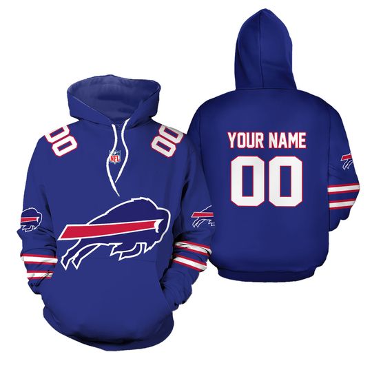 Personalized Buffalo Bills 3D Hoodie