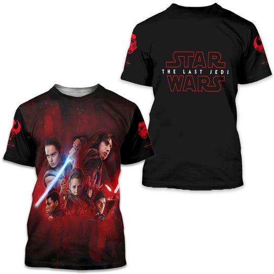 Star Wars 3D Tie Dye Shirt - Cute 3D Gift for Dad