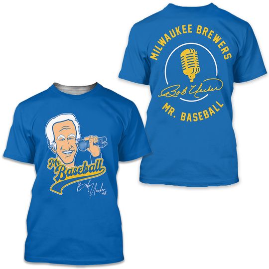 Mr. Baseball Bob Uecker Celebrate Special 3D Shirt
