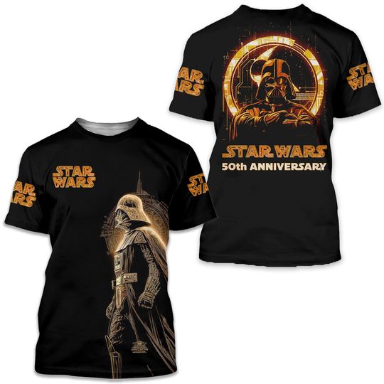Star Wars Darth Vader A New Hope 50th Anniversary 3D T-shirt