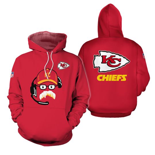 Chiefs Andy Reid 2025 Voice Of Chiefs Kingdom 3D Hoodie Gift For Christmas