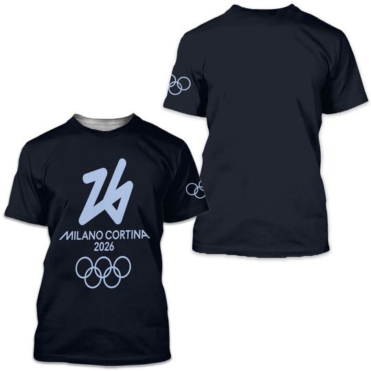Milano Cortina  2026 Winter. Olympic Logo T-shirt