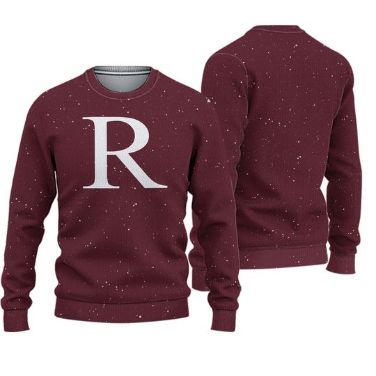 Ron Weasley 'R' Harry Potter Ugly Christmas Xmas Jumper Sweater