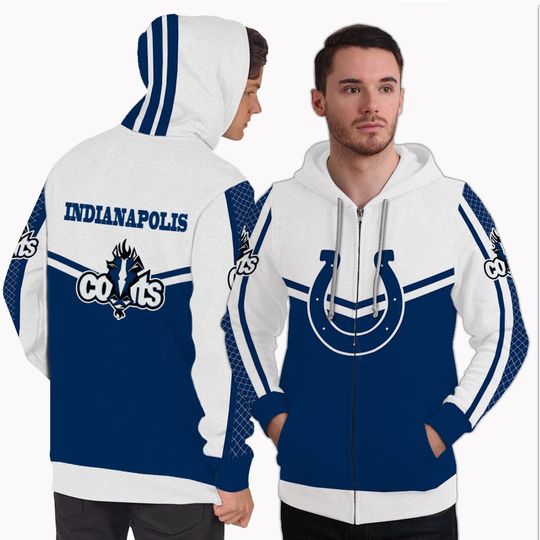 Gorgeous Fitting Indianapolis Colts Zip Hoodie