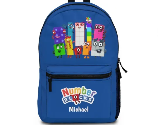 Discover Personalized Numberblocks School Backpack