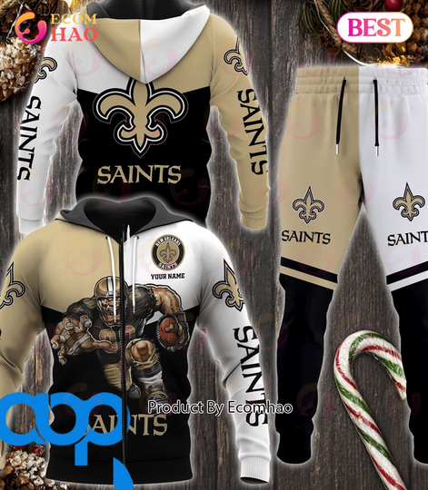 New Orleans Saints Football Personalized Combo 3D Hoodie, Zip Hoodie And Joggers Sports Fans