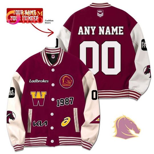 Baseball Jacket Brisbane Broncos