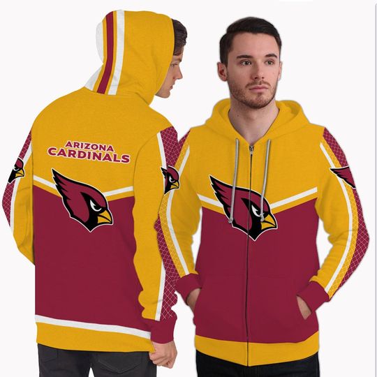 Discover Gorgeous Fitting Arizonna Cardinals Zip Hoodie