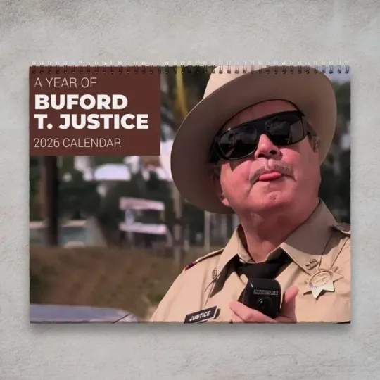 Smokey and The Bandit Wall Calendar 2026, Sheriff Buford T. Justice Calendar