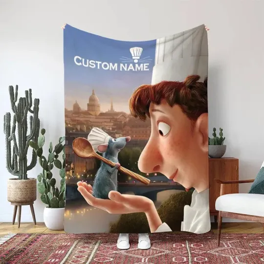 Discover Remy And Linguini Ratatouille Friends Blanket Disney Pixar Custom Fleece Blanket