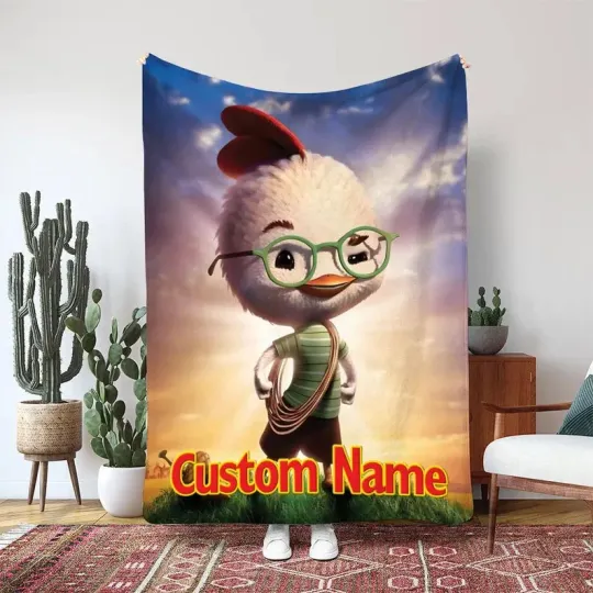 Discover Chicken Little Ace Cluck Blanket, Disney Fish Out Of Water Custom Fleece Blanket