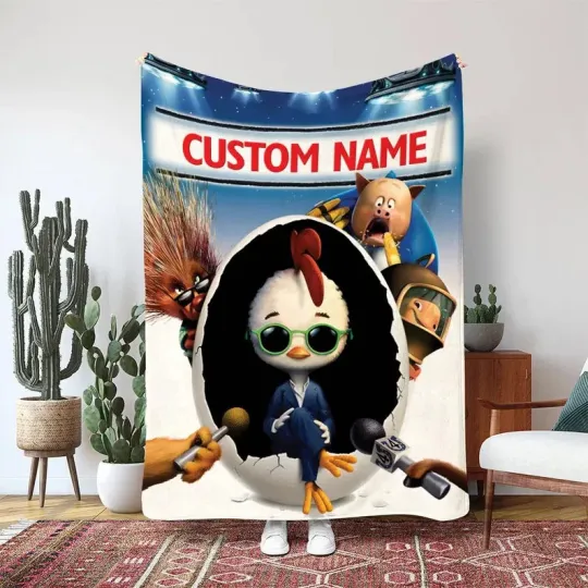 Discover Chicken Little Abby Mallard Blanket, Disney Animated Film Custom Fleece Blanket