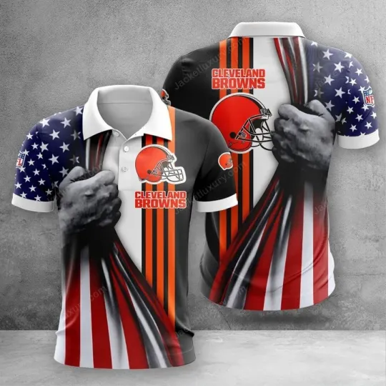 Discover Personalized Cleveland Football Team Brownss Polo Shirt Unisex Adults S-5XL