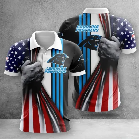 Discover Personalized Carolina Football Team Pantherss Polo Shirt Unisex Adults S-5XL