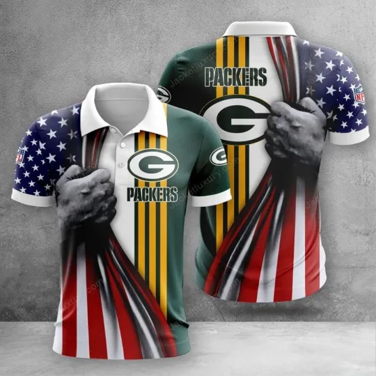Discover Personalized Green Bay Football Team Packerss Polo Shirt Unisex Adults S-5XL