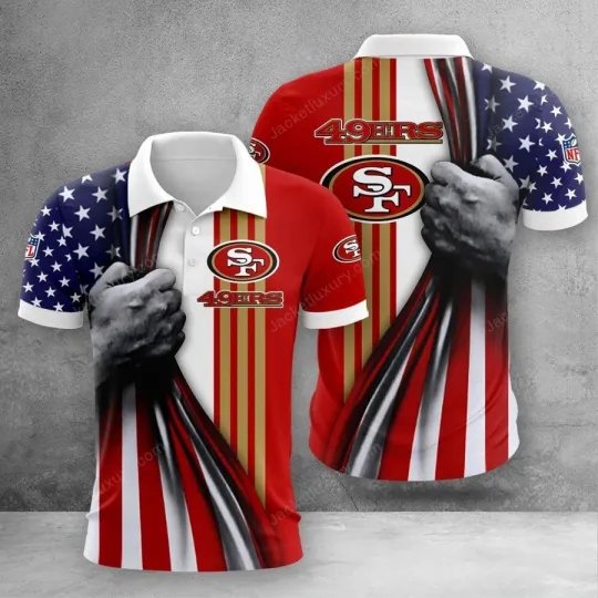Discover Personalized San Francisco Football Team 49erss Polo Shirt Unisex Adults S-5XL