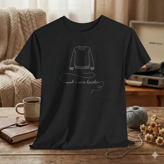 Discover Wish I Were Heather T-Shirt, Conan Inspired Emo Tee