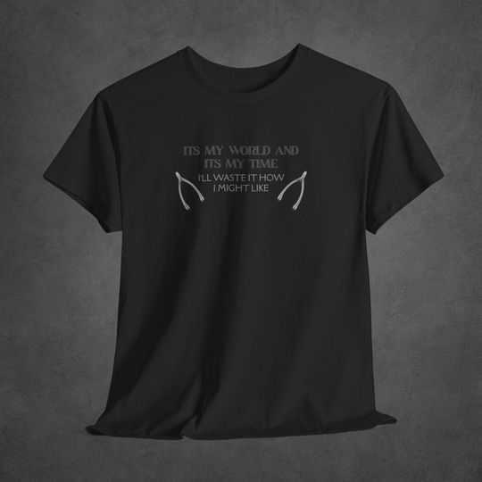 Gothic Wishbone Graphic T-Shirt - Indie Pop Music Inspired Conan Fan Tee