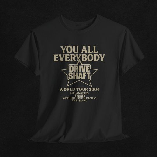 Discover Drive Shaft Band T-Shirt LOST Inspired 2004 Tour