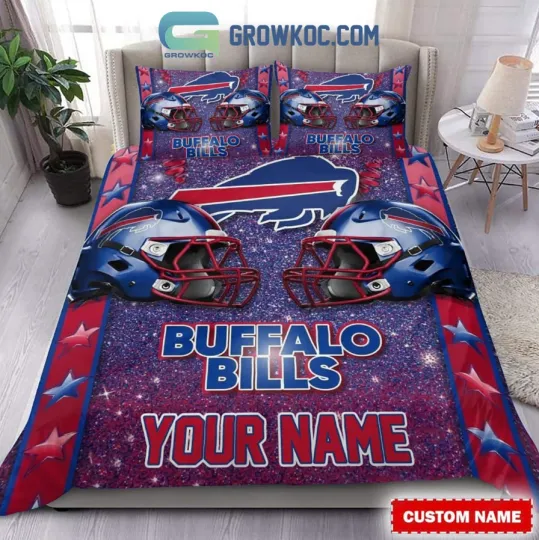 Personalized Buffalo Bills Football Team Bedding Set