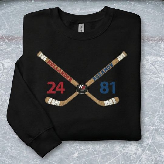 Discover Heated Rivalry Hockey Crewneck Sweatshirt by Hollander Rozanov, Fan Gift