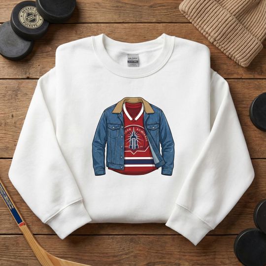Discover Heated Rivalry Crewneck Sweatshirt with Scott and Kip Hockey Romance Design