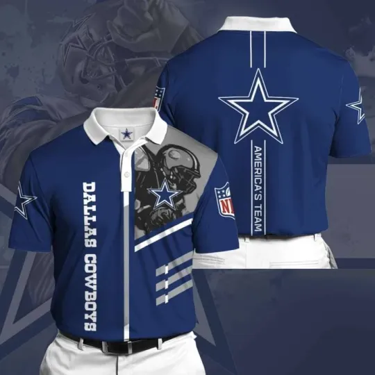 Discover Dallas Football Team Cowboyss Polo Shirt