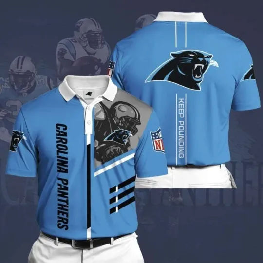 Discover Personalized Carolina Football Team Pantherss Polo Shirt