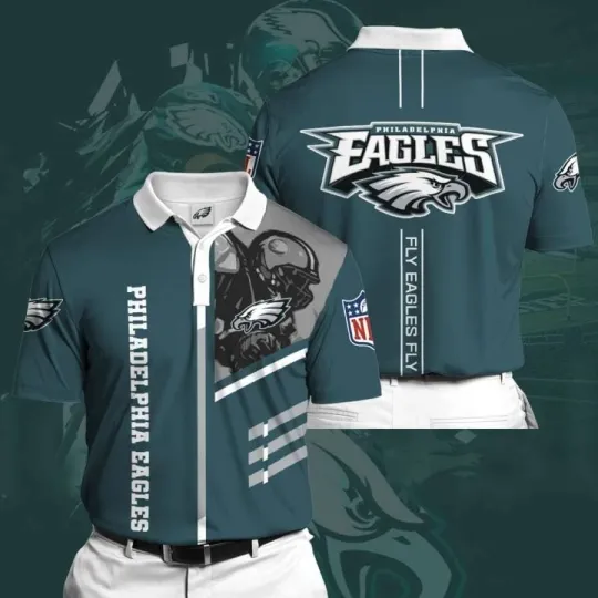 Discover Personalized Philadelphia Football Team Eagless Polo Shirt
