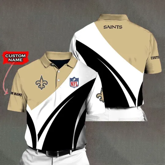 Discover Personalized New Orleans Football Team Saintss Polo Shirt