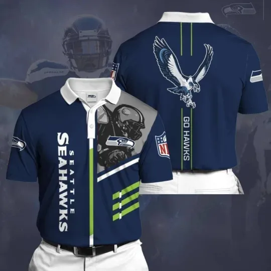 Discover Personalized Seattle Football Team Seahawkss Polo Shirt