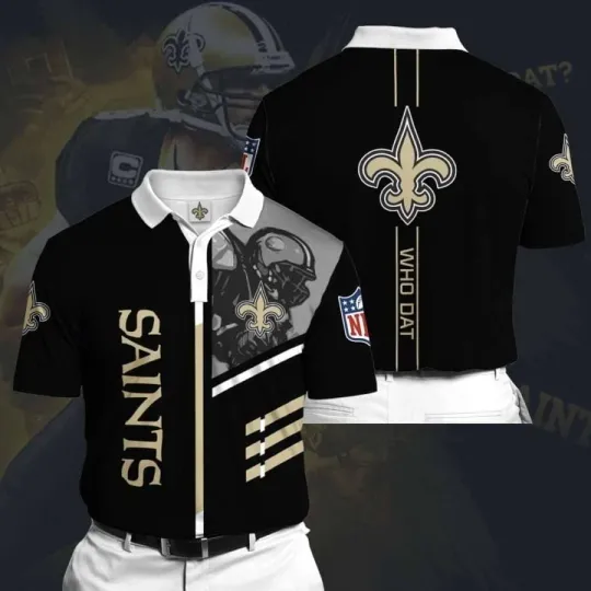 Discover Personalized New Orleans Football Team Saintss Polo Shirt
