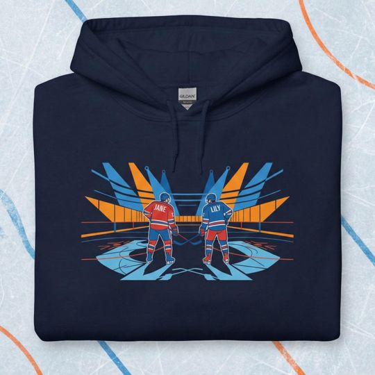 Discover Heated Rivalry Hockey Hoodie Hollander Rozanov Fan Art