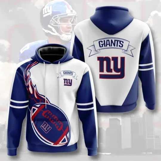 Discover New York Football Team Giantss 3D Hoodie