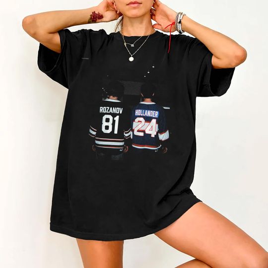 Discover Vintage Hollander Rozanov Hockey T-Shirt, Queer Hockey Fan, Ilya Rozanov Heated Rivalry Tee