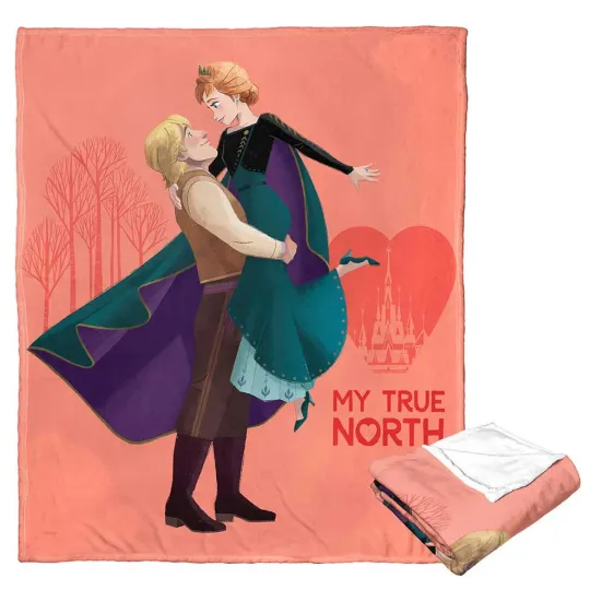 Discover Disney My True North Christmas Cozy Fleece Blanket