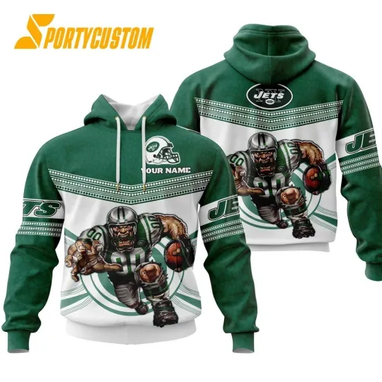 Discover Personalized New York Football Team Jetss 3D Hoodie
