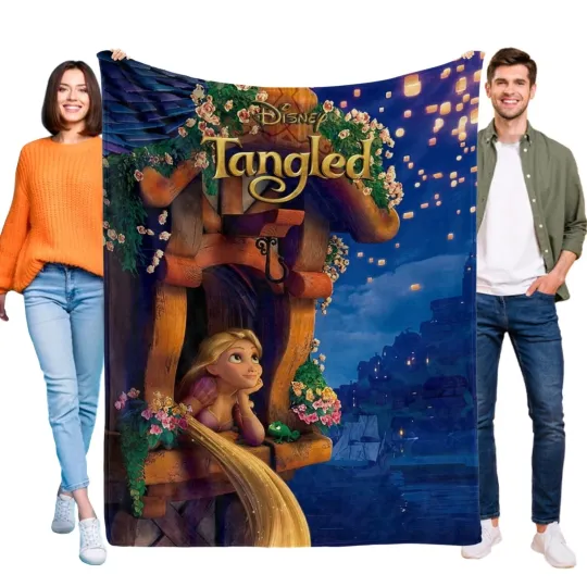 Discover Disney Tangled Rapunzel Blanket, Fleece Blanket