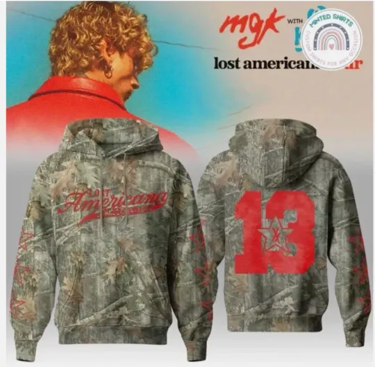 Machine Gun Kelly and Wiz Khalifa Lost American Tour Hoodie 3D