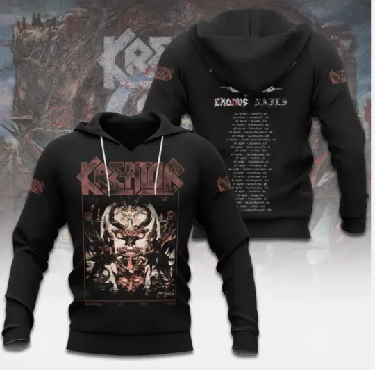Discover Kreator UK 2026 3D Hoodie