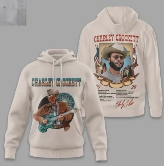 Discover Charley Crockett 2026 Nw Tour Hoodie 3D
