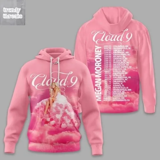 Discover Megan Moroney Cloud 9 2026 Hoodie 3D