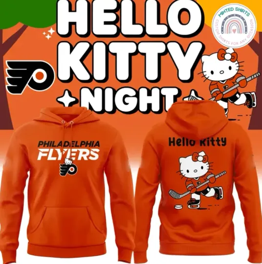 Philadelphia Flyer X Hello Kitty 2026 Special Edition Hoodie