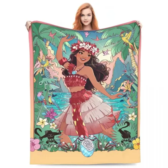 Discover Cartoon Moana Blanket 3D, Fleece Blanket