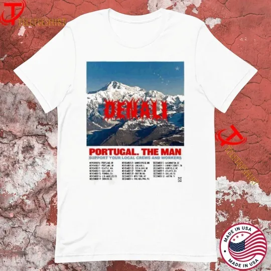 Discover Portugal The Man Denali Tour Dates 2025 T-shirts