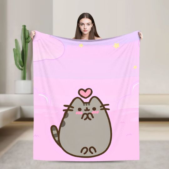 Discover Pusheens Cat Blanket