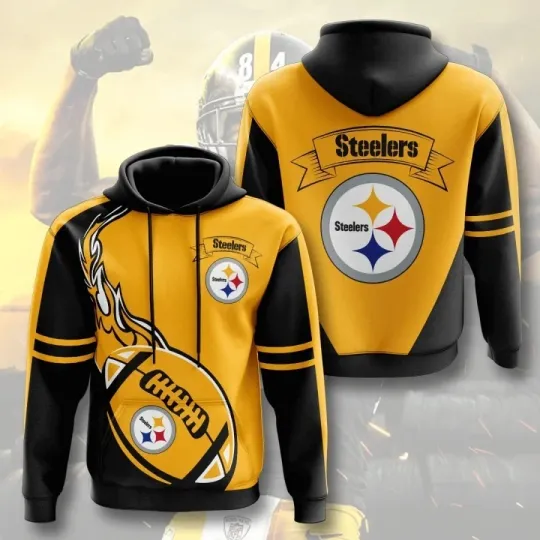 Pittsburgh Football Team Steelerss 3D Hoodie