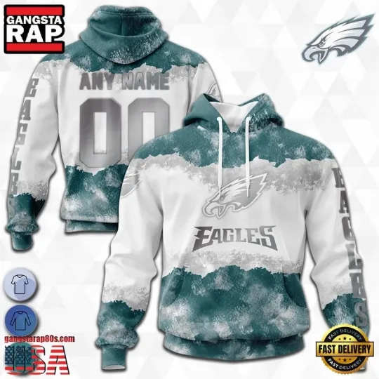 Discover Personalized Philadelphia Football Team Eagless 3D Hoodie