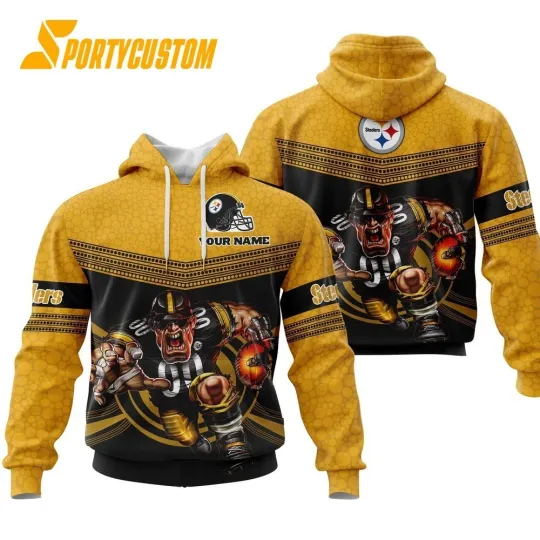 Personalized Pittsburgh Football Team Steelerss 3D Hoodie